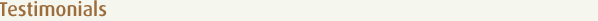 Testimonials