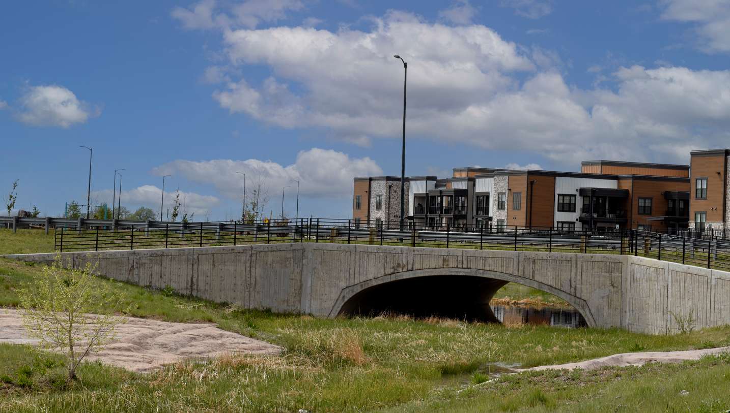 61st & Pena Arch Bridges
